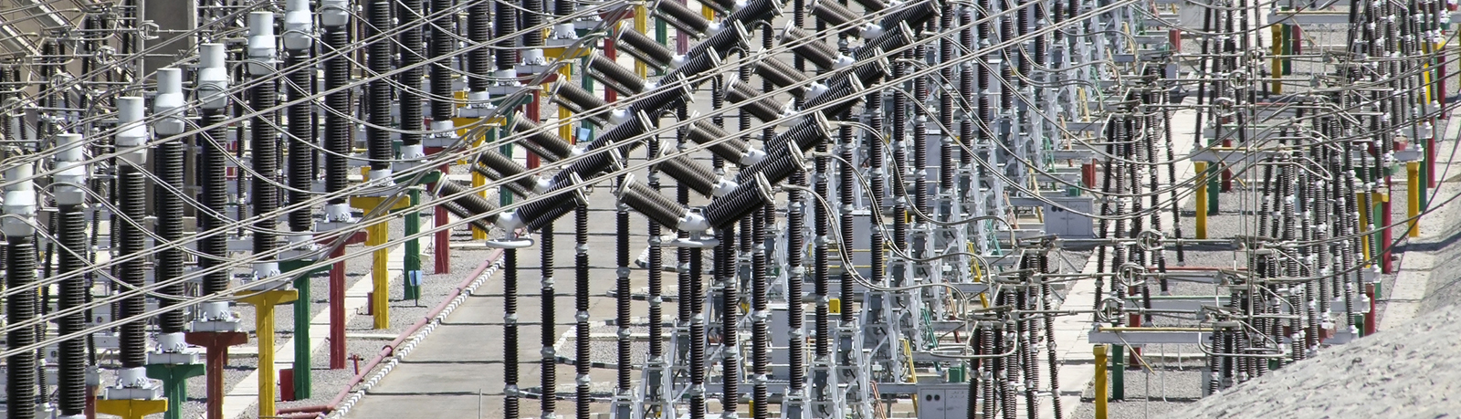 energy theme showing the detail of a powerhouse in Aswan (Egypt)