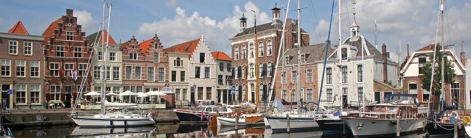 An image of the harbour in Goes, the Netherlands