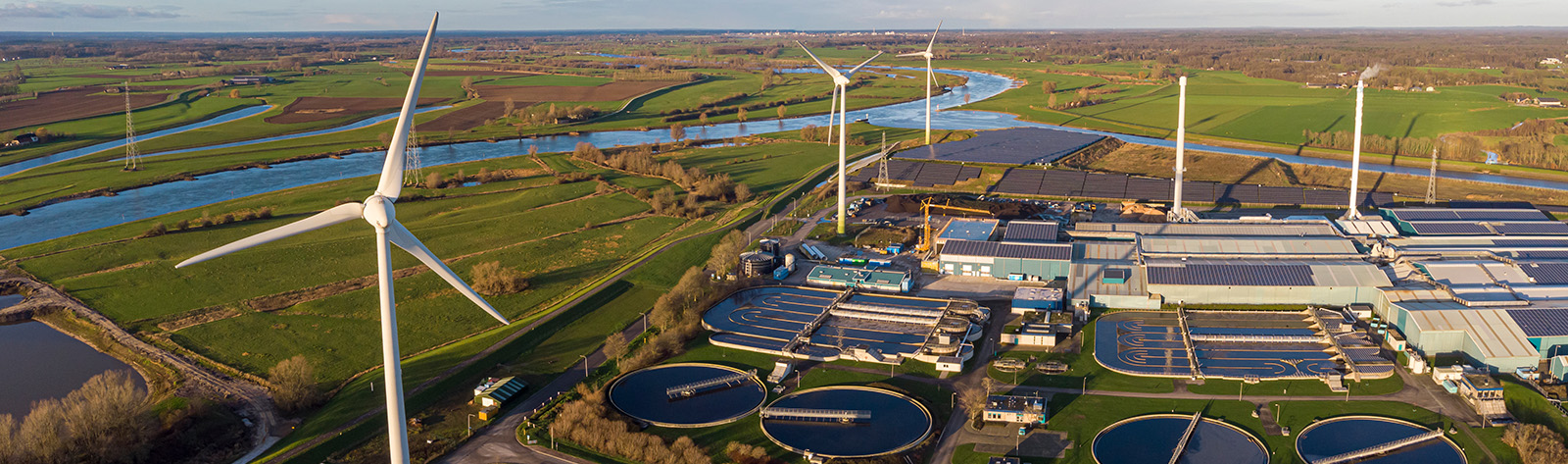 A view of a bio energy facility 