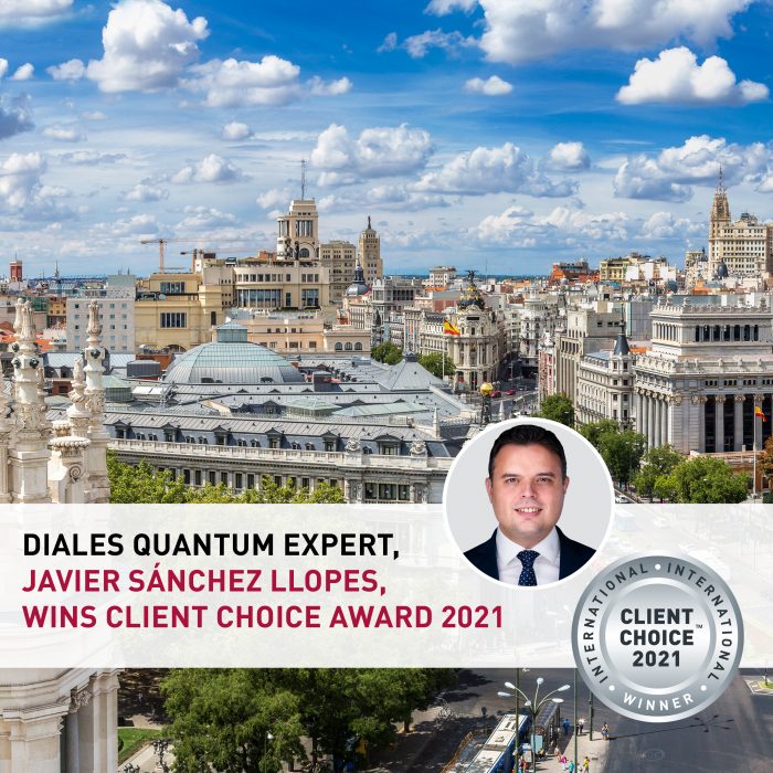 Quantum Expert, Javier Sánchez Llopes, wins Client Choice Award